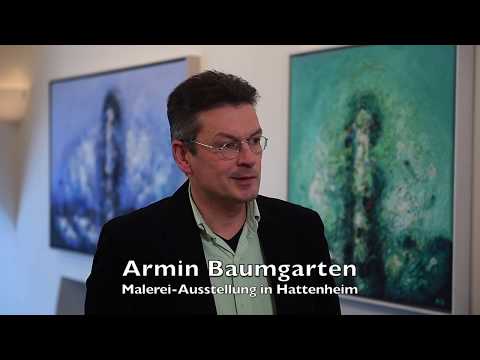 Ausstellung ARMIN BAUMGARTEN - MALEREI - im Weingut Georg Müller Stiftung Hattenheim im Rheingau