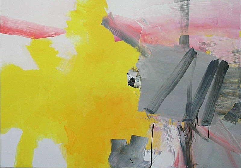 Bernard Lokai, Kreuz, Öl auf Leinwand, 170 cm x 190 cm, 2009